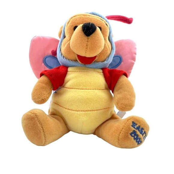 The Walt Disney Company Butterfly Pooh Bear Easter 2000 Collectible Plush 7" - Picture 5 of 10